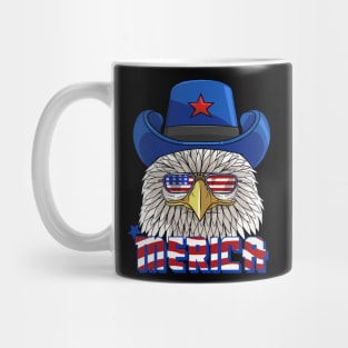 Merica Bald Eagle 4th Of July Mug